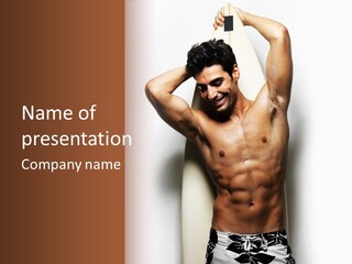 Men Plastic Surgery PowerPoint Template