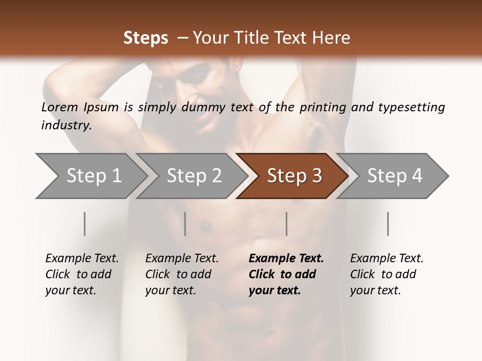 Men Plastic Surgery PowerPoint Template