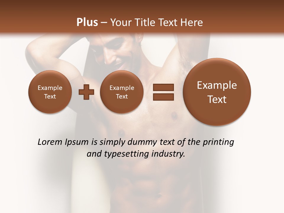 Men Plastic Surgery PowerPoint Template