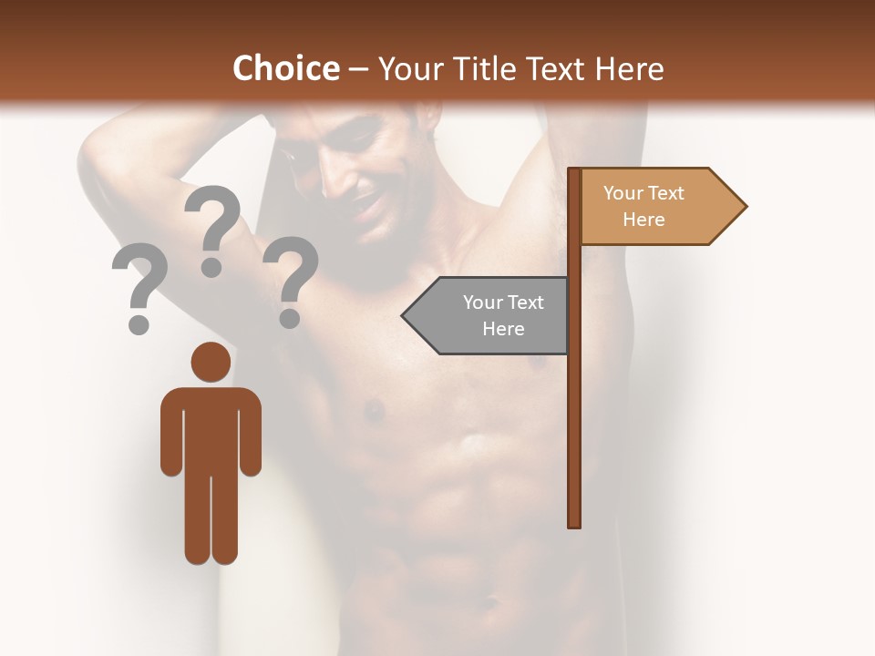 Men Plastic Surgery PowerPoint Template