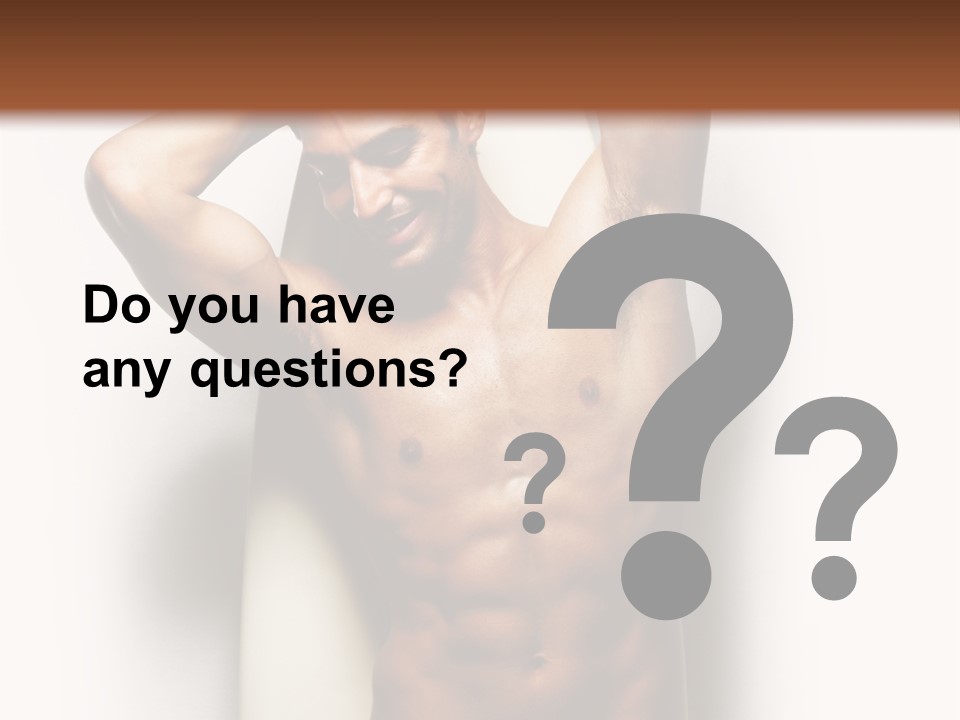 Men Plastic Surgery PowerPoint Template
