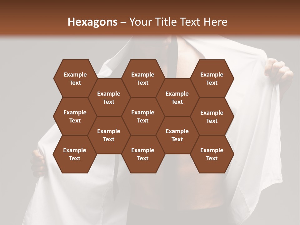 Man With White Shirt PowerPoint Template