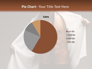 Man With White Shirt PowerPoint Template