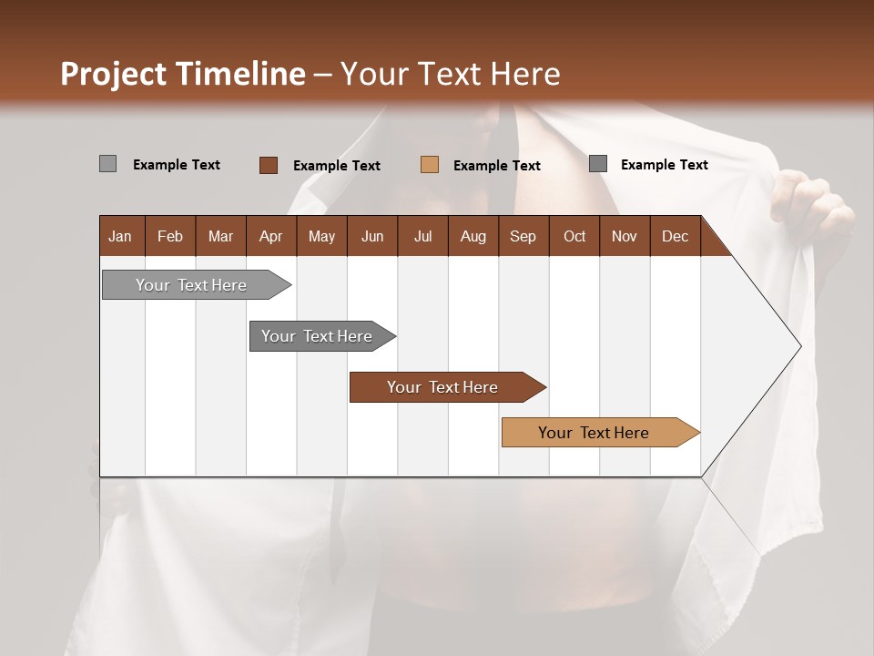 Man With White Shirt PowerPoint Template