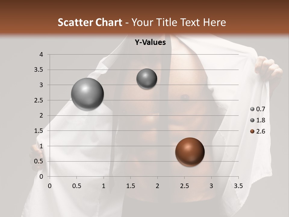 Man With White Shirt PowerPoint Template