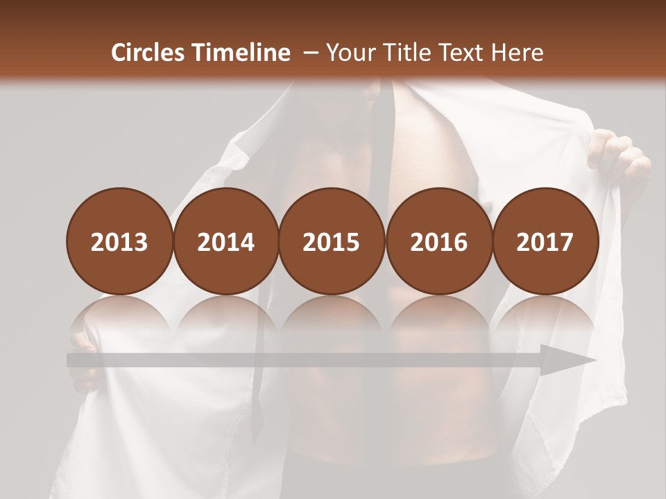 Man With White Shirt PowerPoint Template