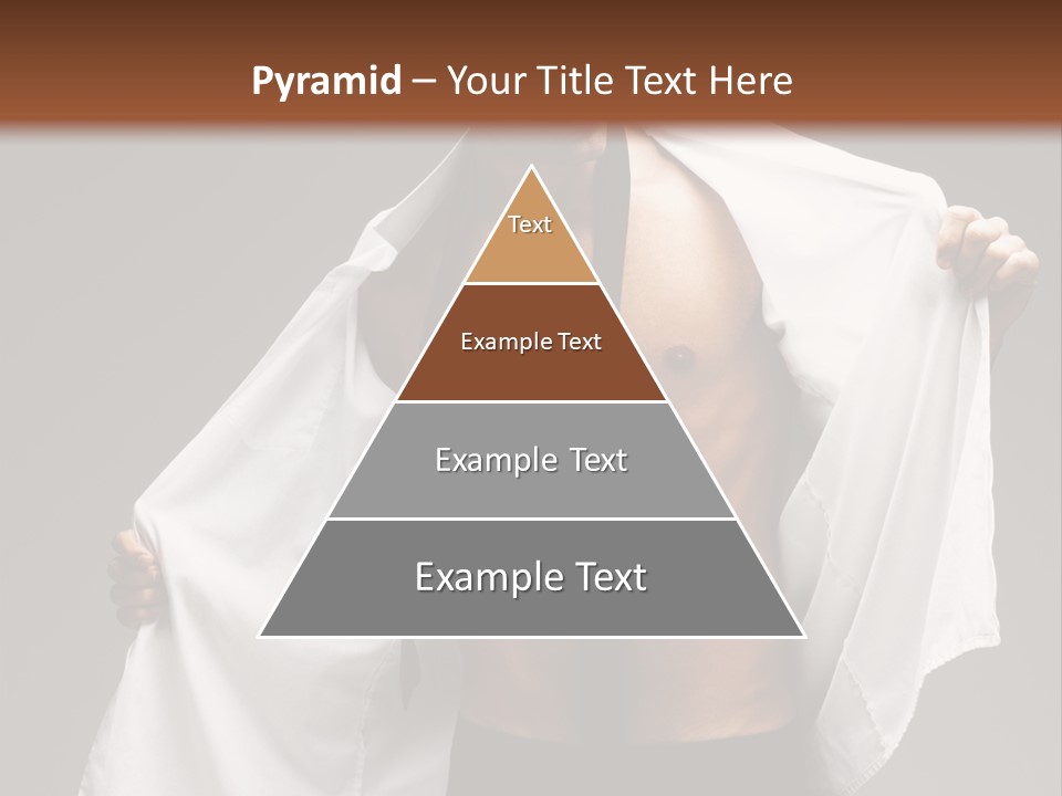 Man With White Shirt PowerPoint Template