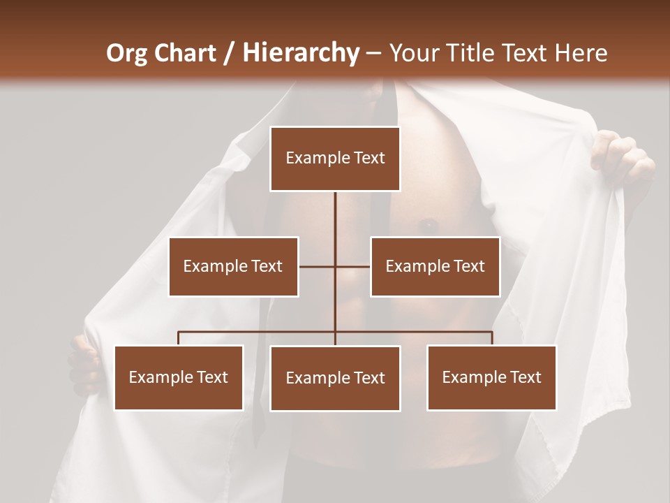 Man With White Shirt PowerPoint Template