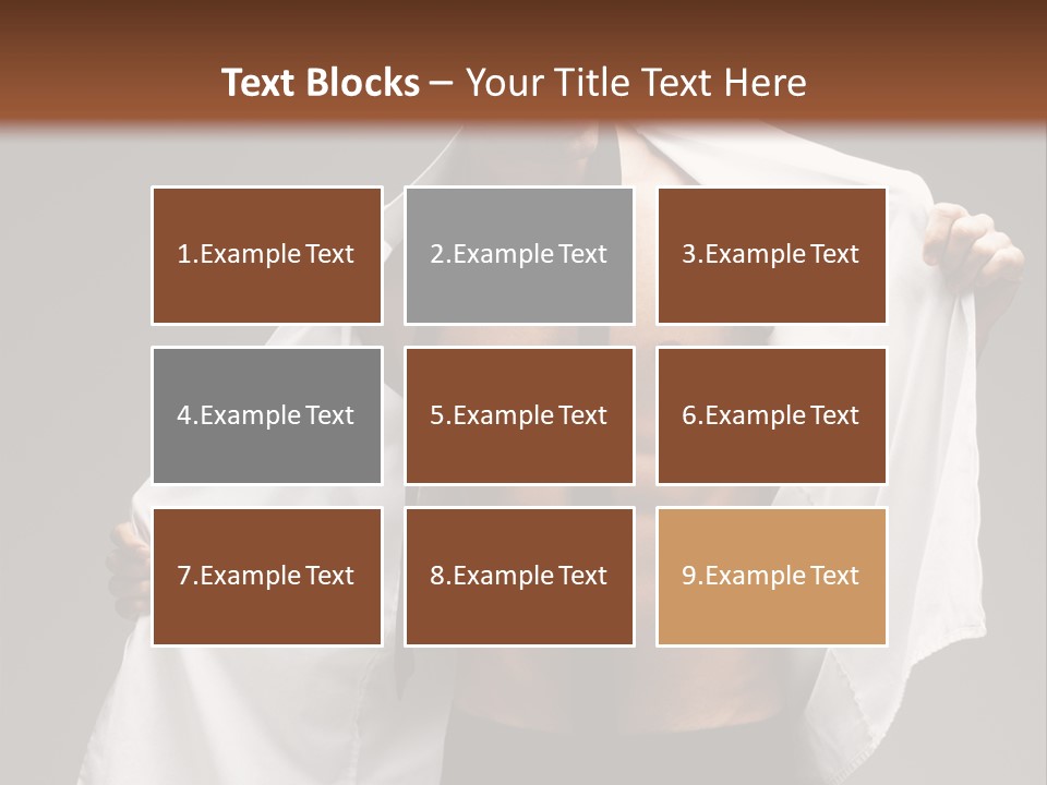 Man With White Shirt PowerPoint Template