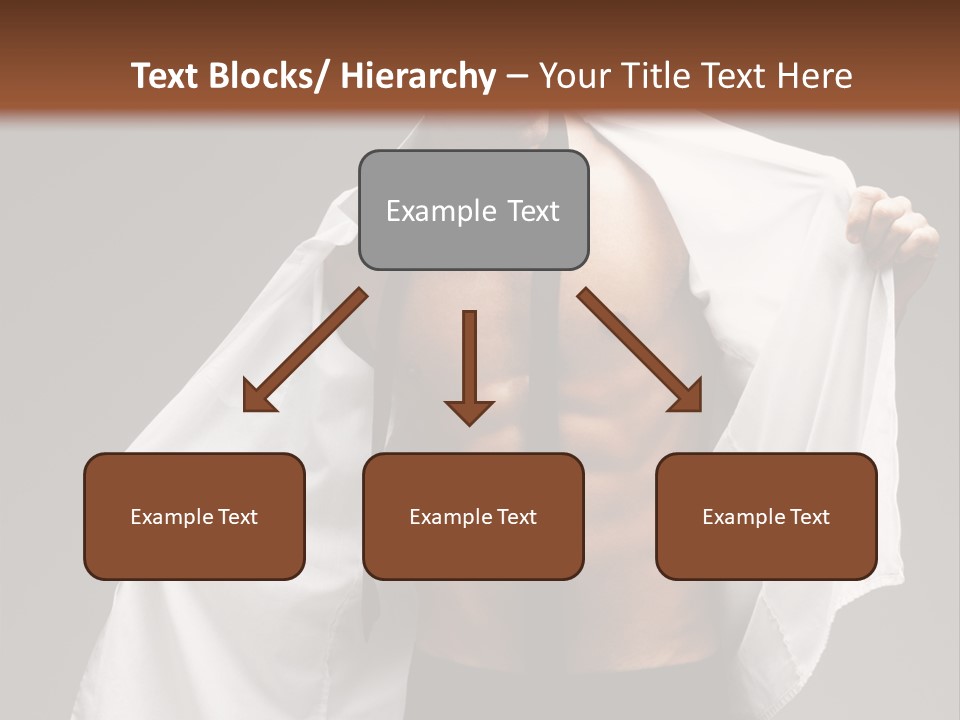 Man With White Shirt PowerPoint Template