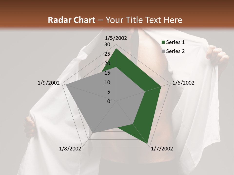 Man With White Shirt PowerPoint Template