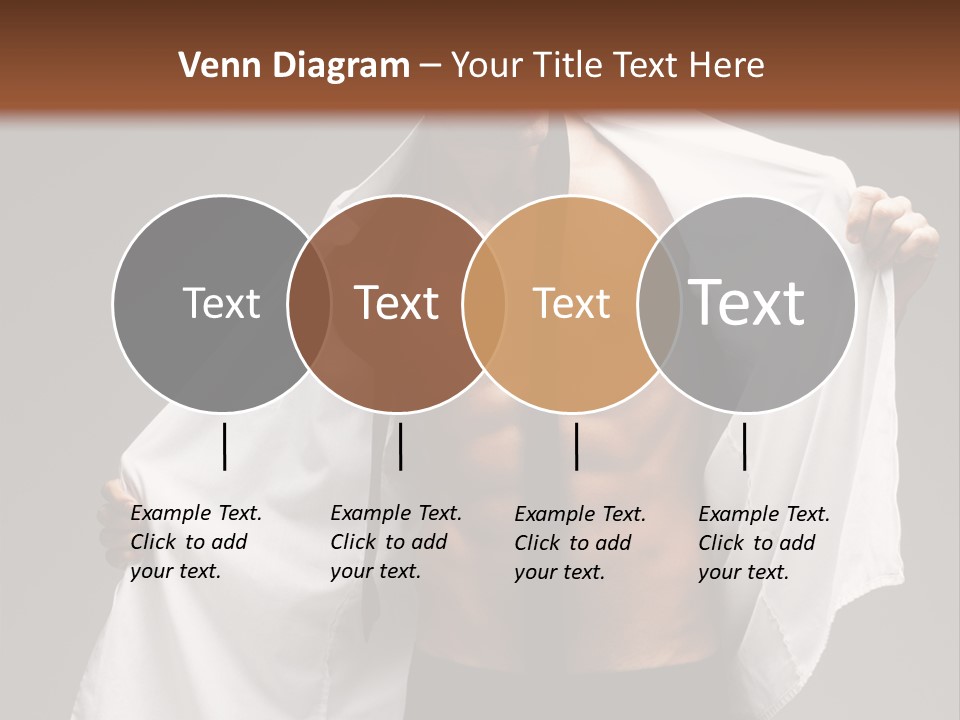 Man With White Shirt PowerPoint Template