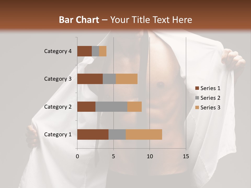 Man With White Shirt PowerPoint Template