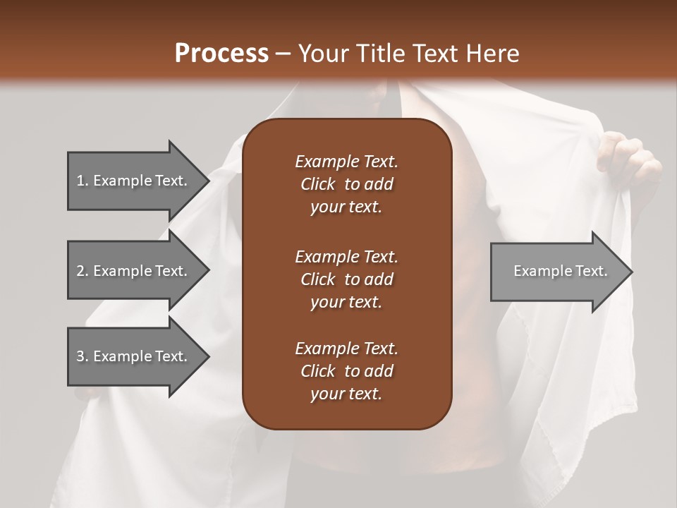 Man With White Shirt PowerPoint Template