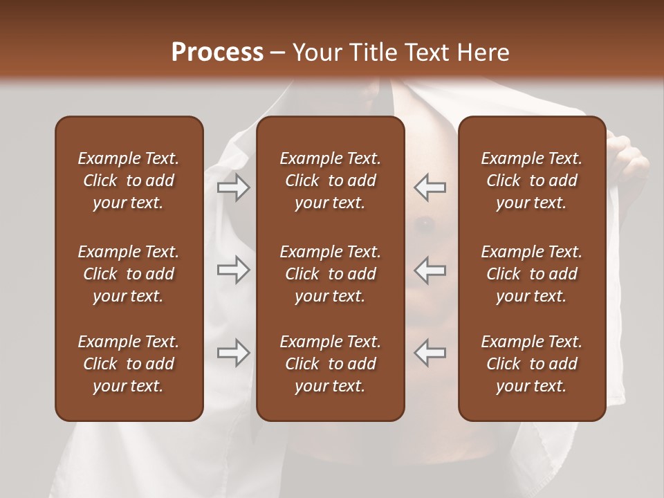 Man With White Shirt PowerPoint Template