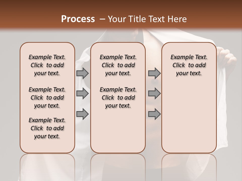 Man With White Shirt PowerPoint Template