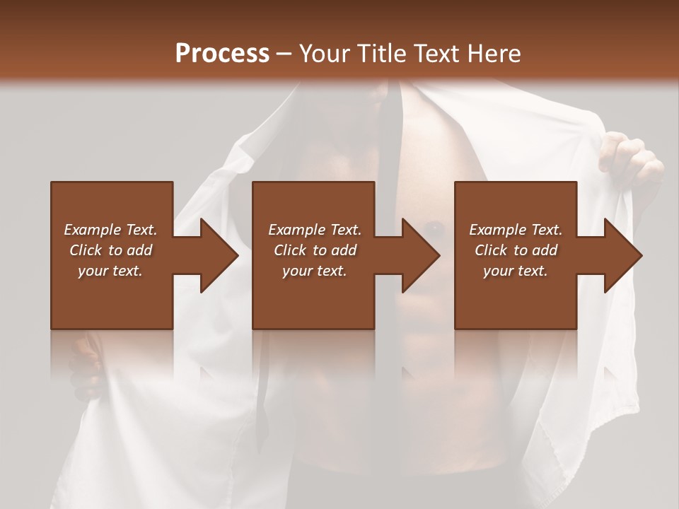 Man With White Shirt PowerPoint Template