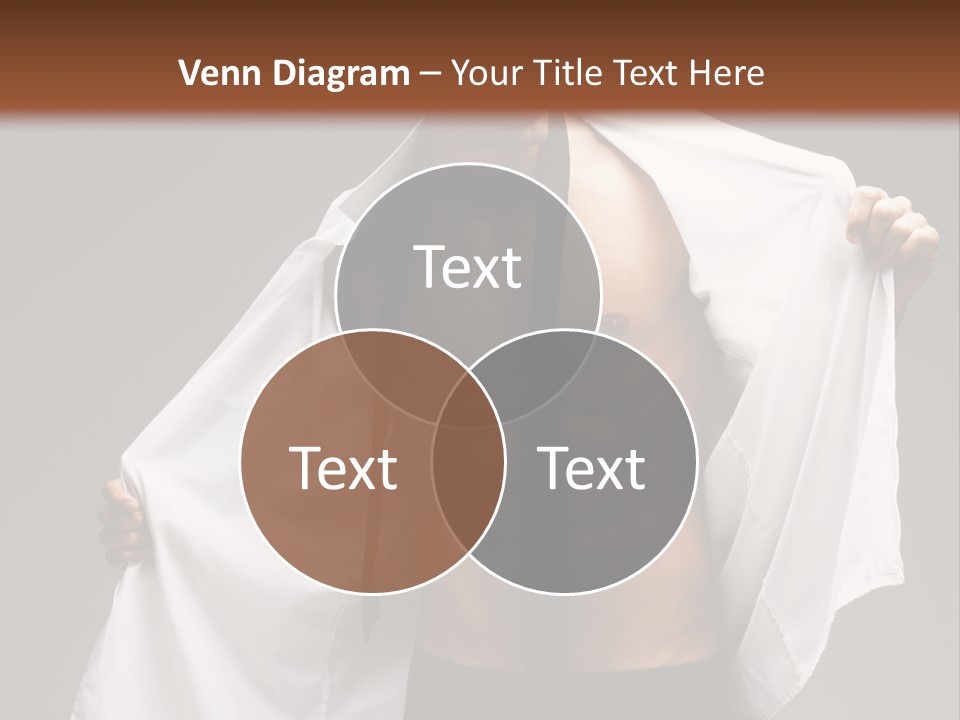 Man With White Shirt PowerPoint Template