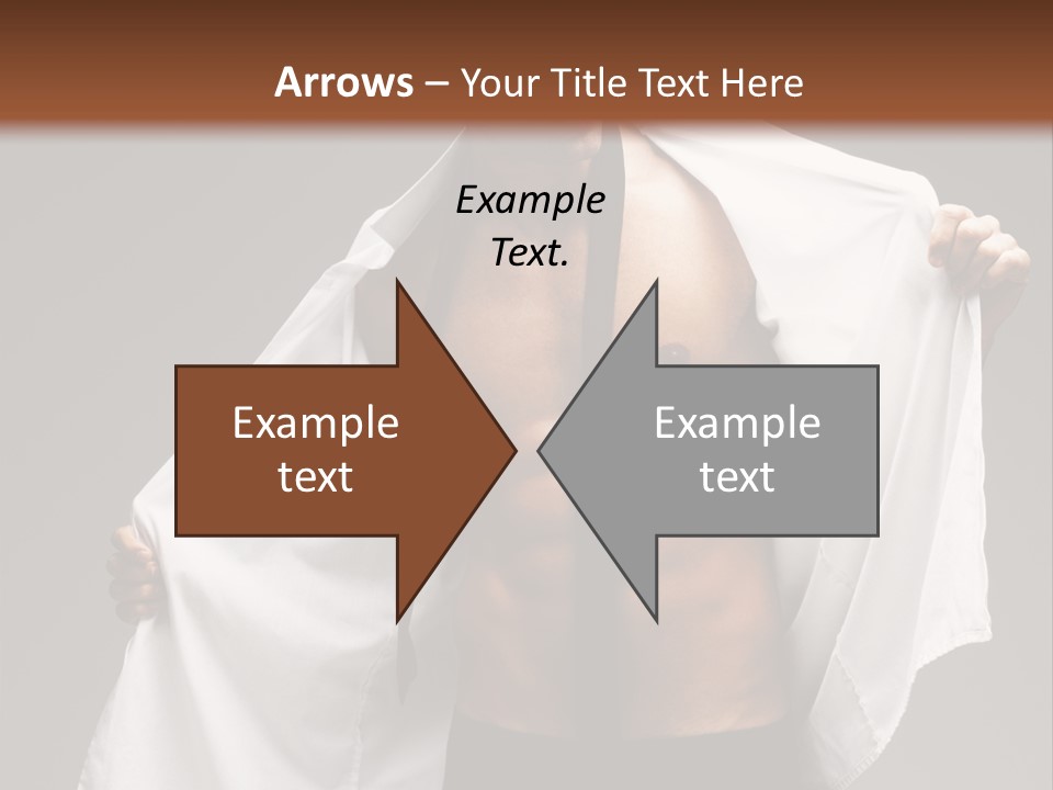 Man With White Shirt PowerPoint Template