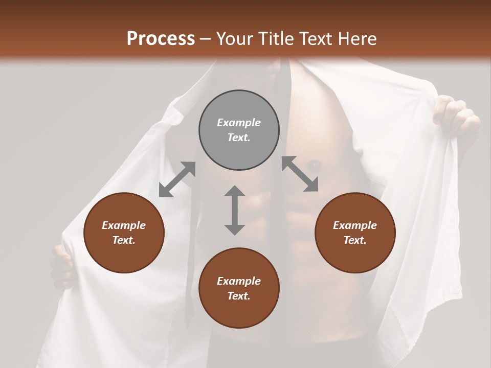 Man With White Shirt PowerPoint Template