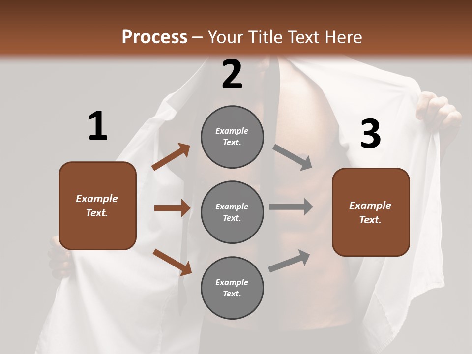 Man With White Shirt PowerPoint Template