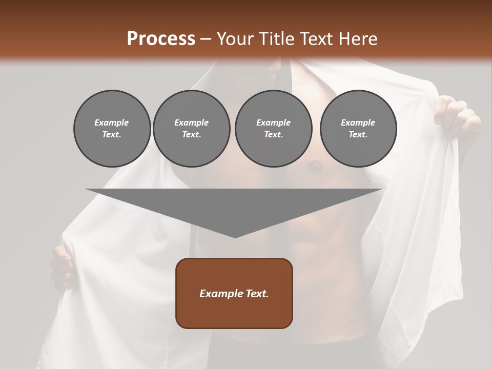 Man With White Shirt PowerPoint Template