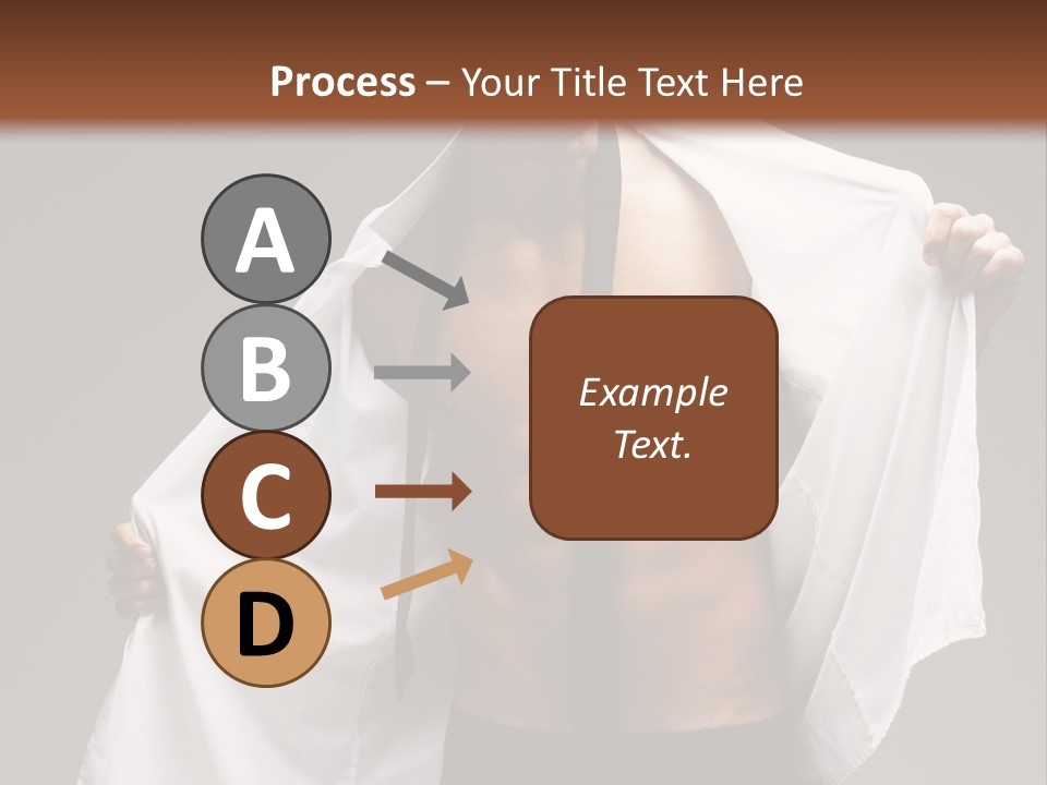 Man With White Shirt PowerPoint Template