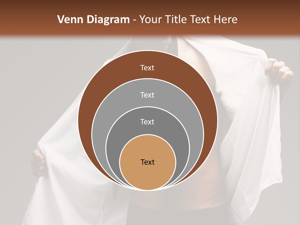 Man With White Shirt PowerPoint Template