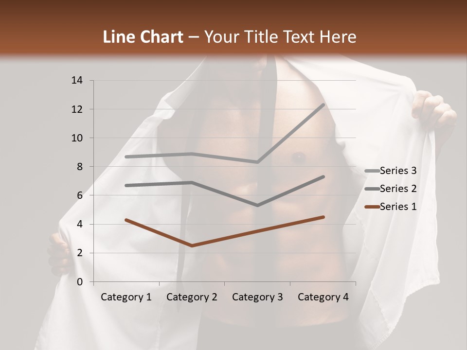 Man With White Shirt PowerPoint Template