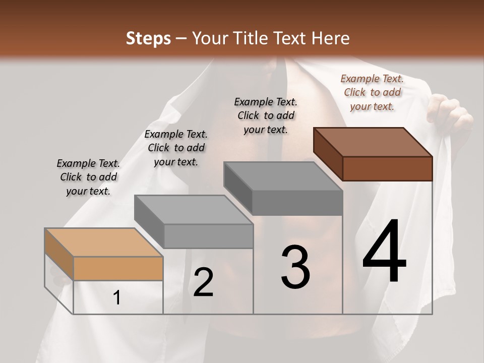 Man With White Shirt PowerPoint Template