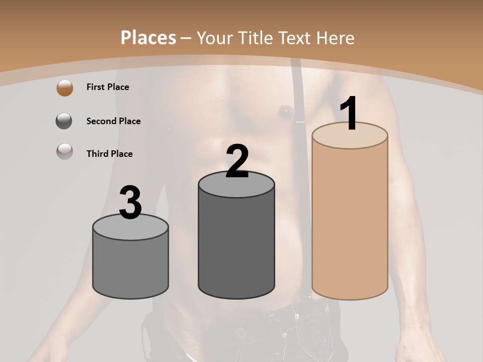 Attractive Man PowerPoint Template