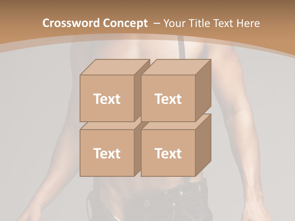 Attractive Man PowerPoint Template