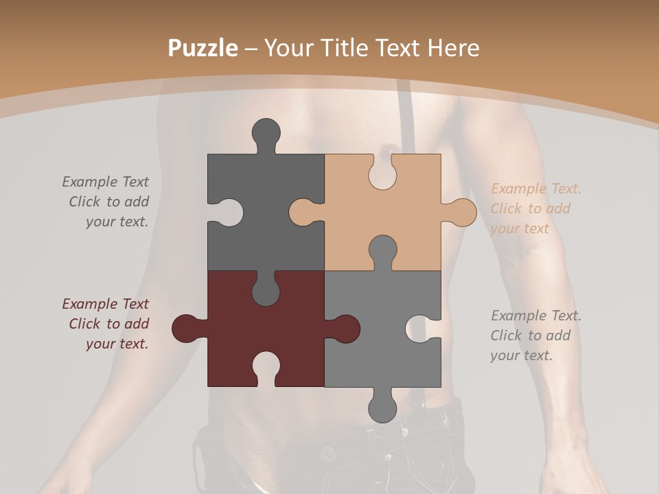 Attractive Man PowerPoint Template