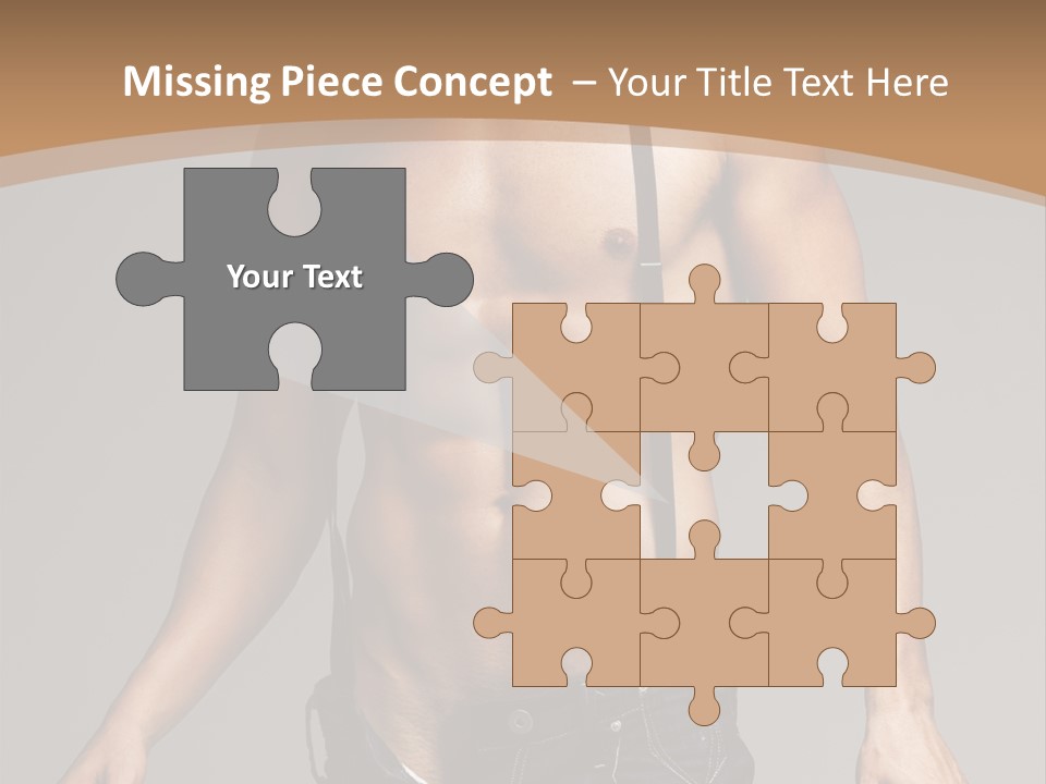 Attractive Man PowerPoint Template