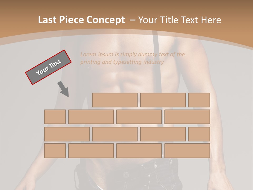Attractive Man PowerPoint Template