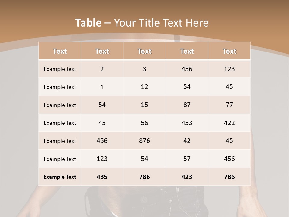 Attractive Man PowerPoint Template