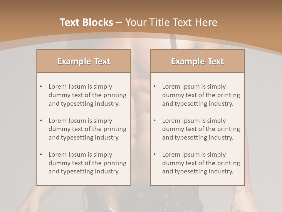 Attractive Man PowerPoint Template