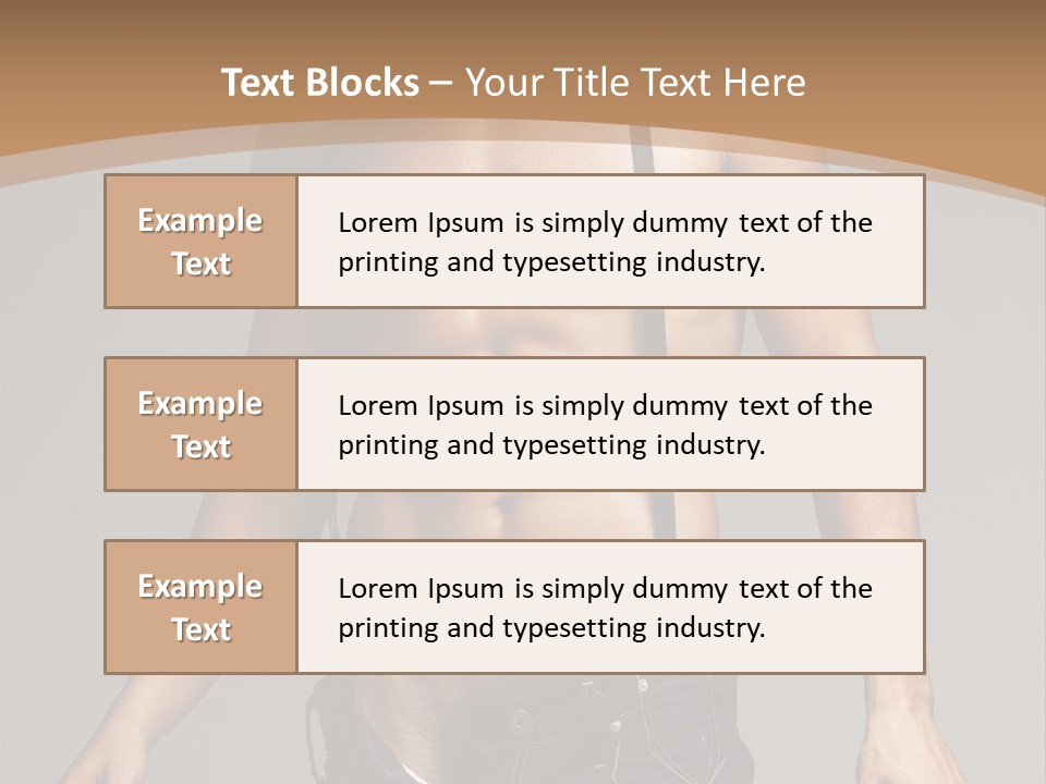 Attractive Man PowerPoint Template