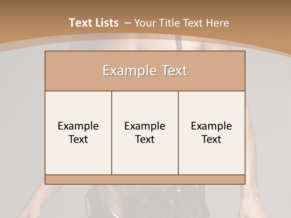 Attractive Man PowerPoint Template
