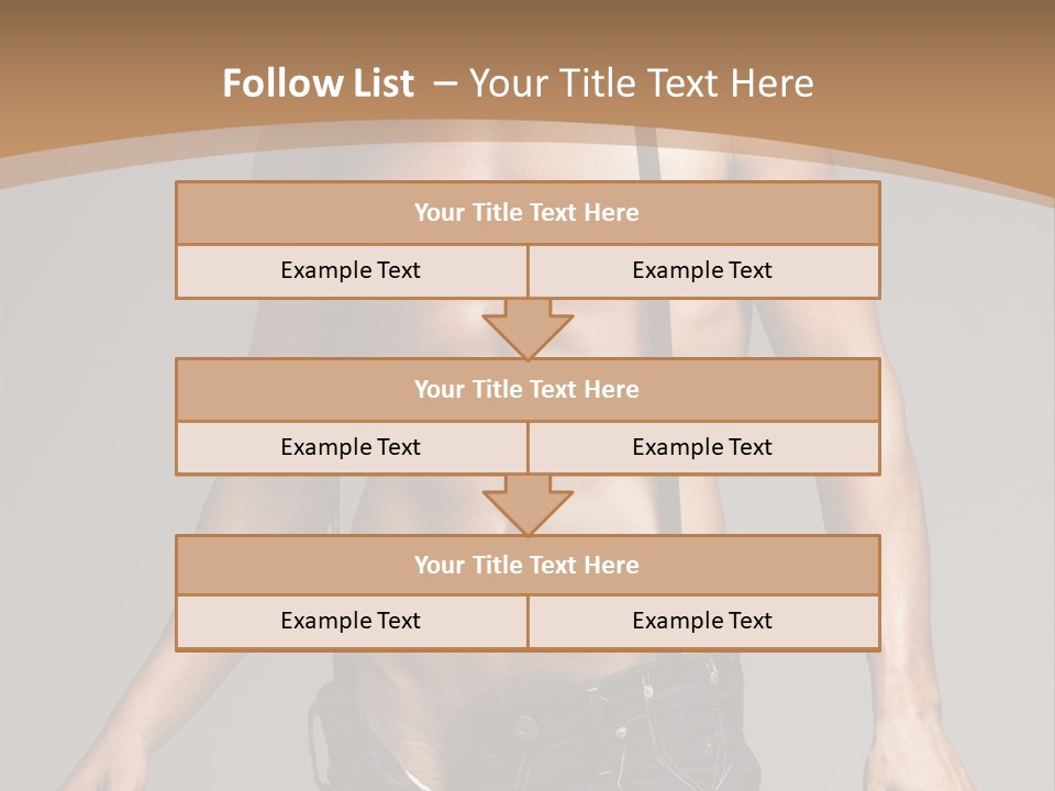 Attractive Man PowerPoint Template