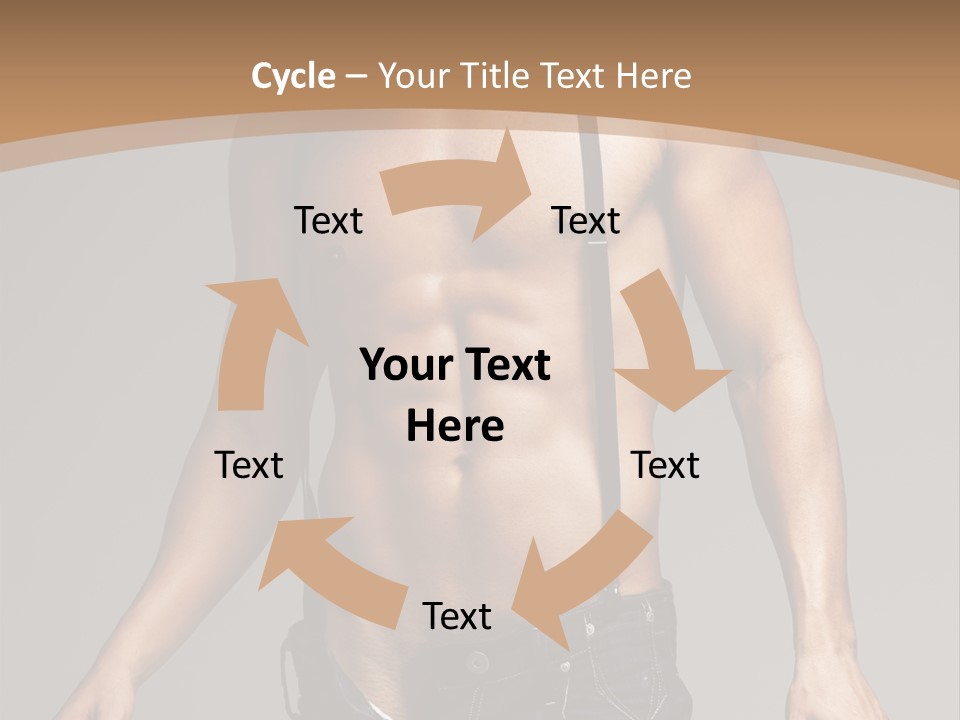 Attractive Man PowerPoint Template