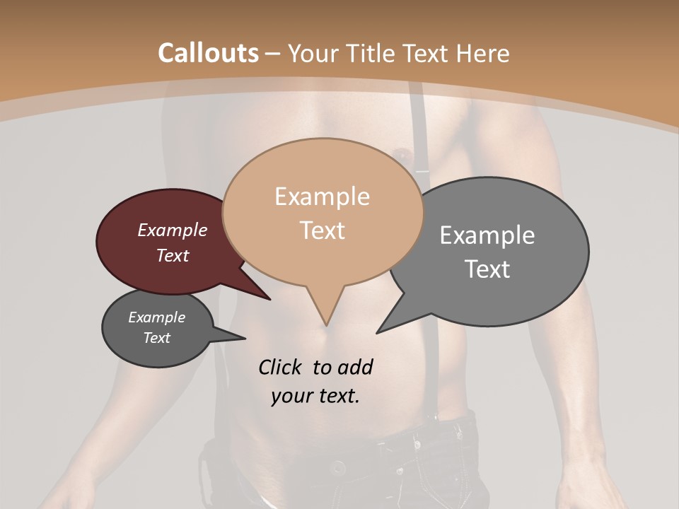 Attractive Man PowerPoint Template