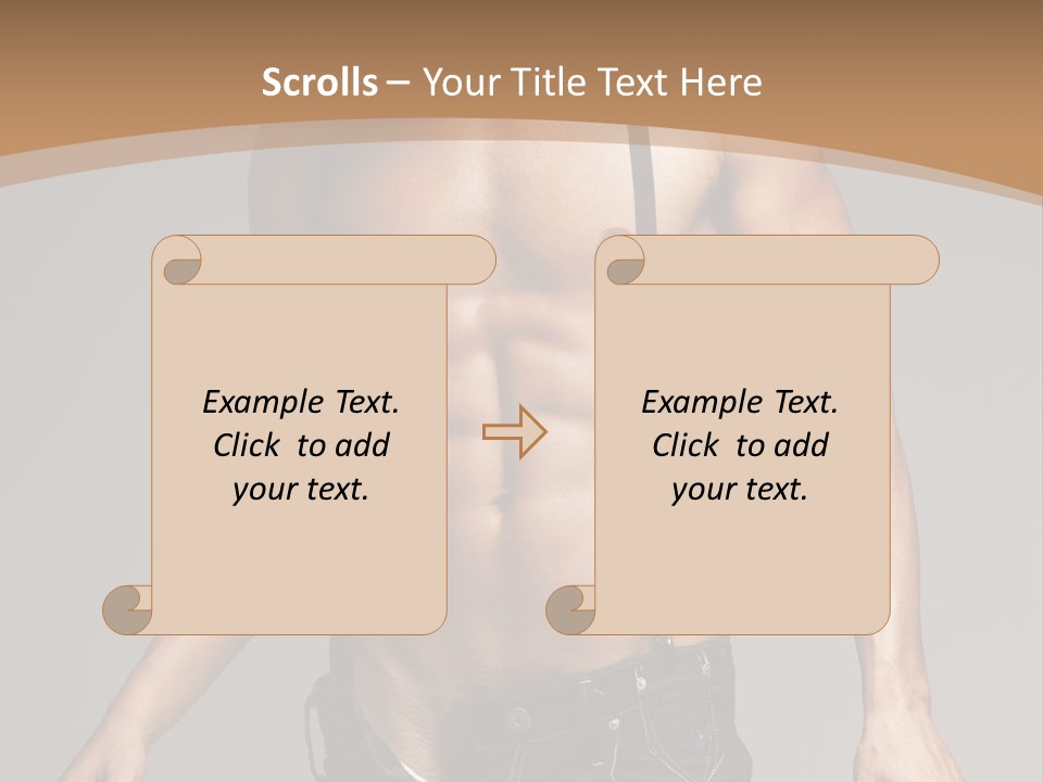 Attractive Man PowerPoint Template