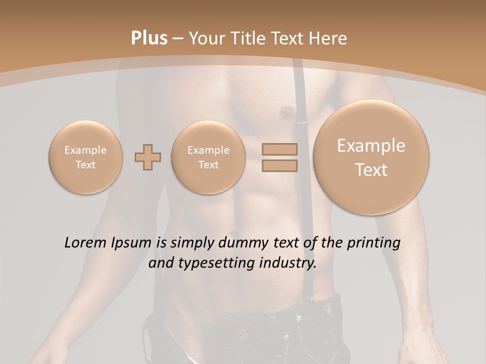 Attractive Man PowerPoint Template