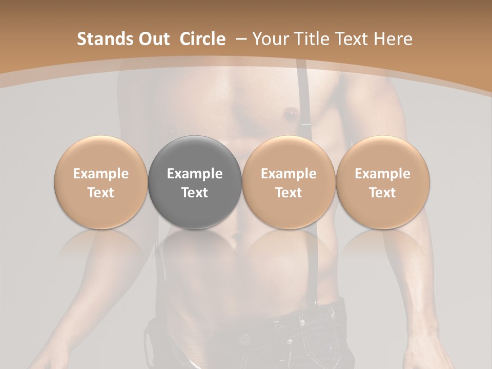 Attractive Man PowerPoint Template
