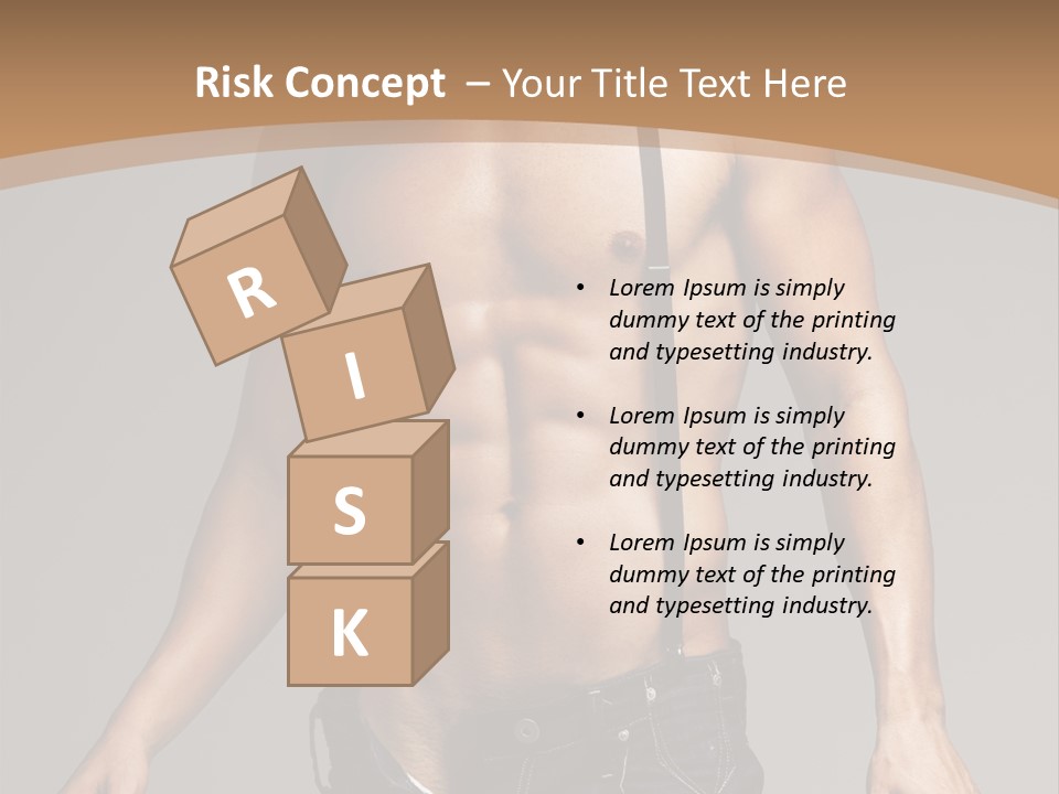 Attractive Man PowerPoint Template