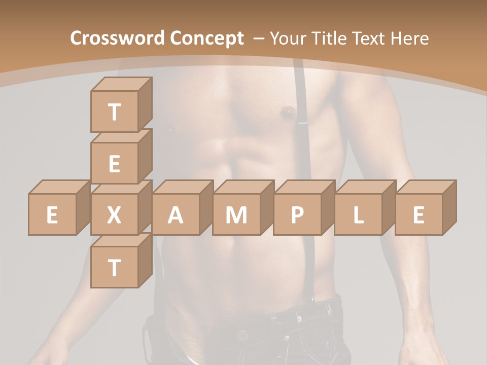 Attractive Man PowerPoint Template