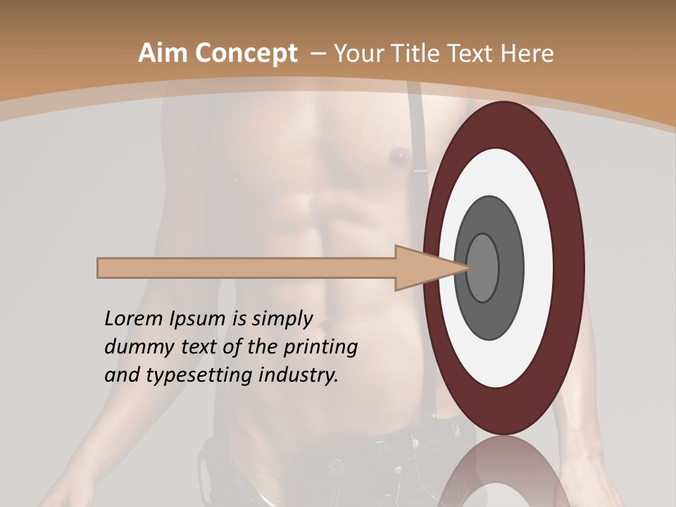 Attractive Man PowerPoint Template