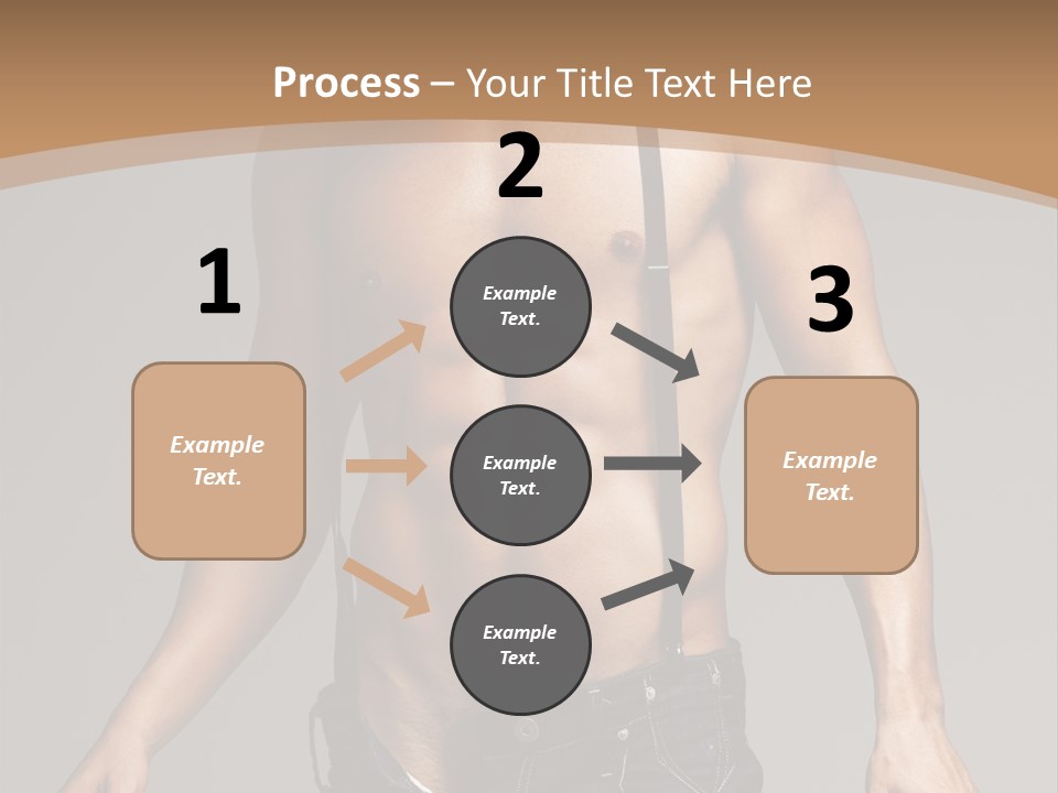 Attractive Man PowerPoint Template