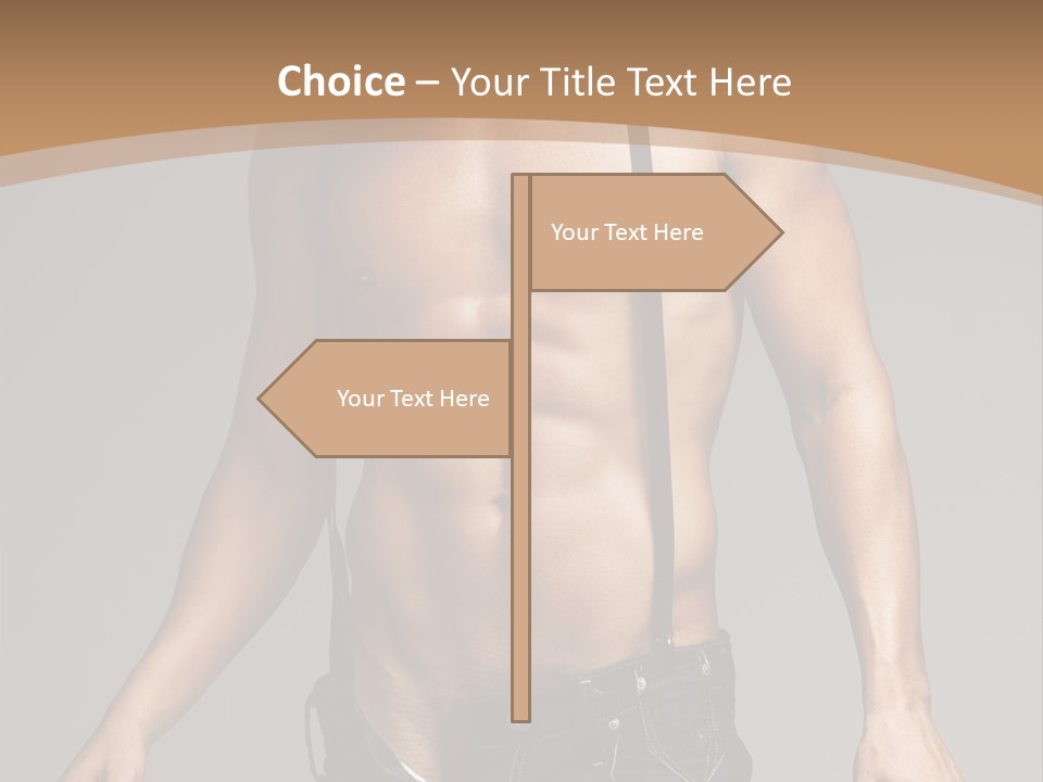 Attractive Man PowerPoint Template